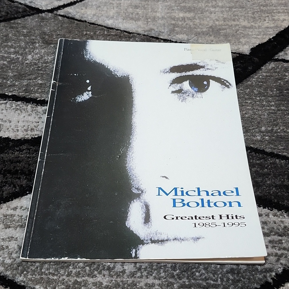 MICHAEL BOLTON GREATEST HITS 1985-1995 BIOGRAPHY MUSIC PIANO VOCAL GUITAR BOOK